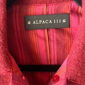 Evan Picone Rich Red Button-Up Jacket